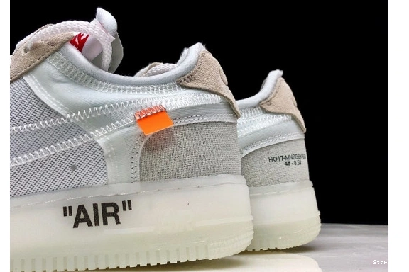 O-W Mens Low 1 Force Air AO4606-100 Nike 1111